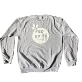 Gray Unisex Adult Crewneck—2XL item