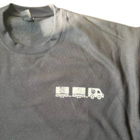 Black Unisex Adult Crewneck—Medium item