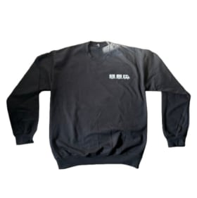 Black Unisex Adult Crewneck—Large item
