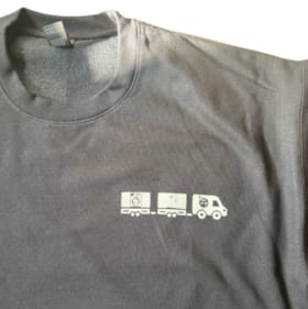 Black Unisex Adult Crewneck—XL item