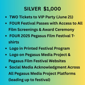 SILVER Sponsor - 10th Annual Pegasus Film Festival item