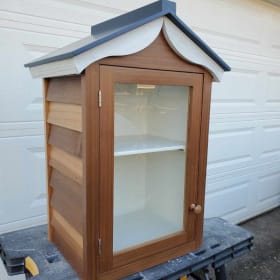Charming Little Lending Library with Books item