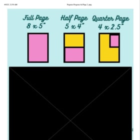 1/2 page ad in 10th Annual Pegasus Film Festival Program item