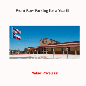 Front Row Parking for a Year (2 of 2) item