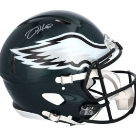 Philadelphia Eagles Helmet Signed by Jalen Hurts item