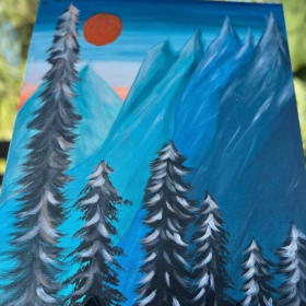 Original Painting-"Mystical Mountain View" item