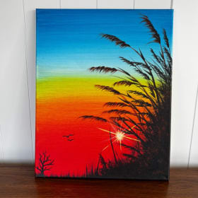 Sunset Painting by Pastor Melany Chalker item