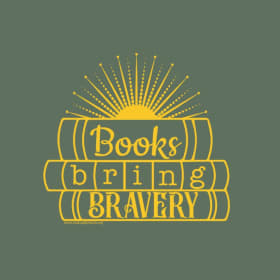 Books Bring Bravery – Unisex Jersey T-Shirt- Adult- XS-XL item