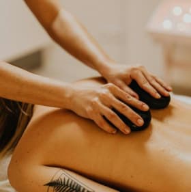 60 minute massage and spa package item