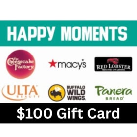 26. Happy Moments $100 Gift Certificate item