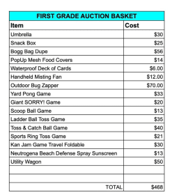 "Outdoor Fun" Basket item