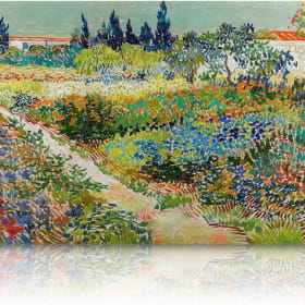 AVAILABLE Hooked Rug - Garden at Arles France item