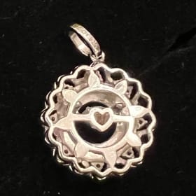 Sterling Silver “Trembler” CZ Pendant item