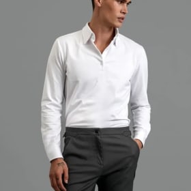 Size XL Rugby Pullover Shirt- White item