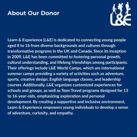 2-05 Week Overnight Camp Vancouver Island or UK valued $2195 item