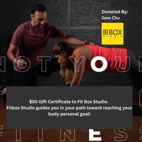 2-12 $50 Gift Card from FitBox Studio item