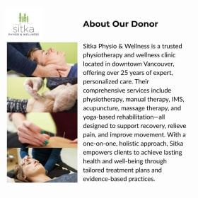 2-24 1 Physio at Sitka: Valued $130 item