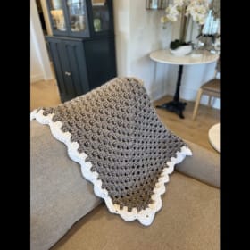 #84: Hand Crocheted Blanket item