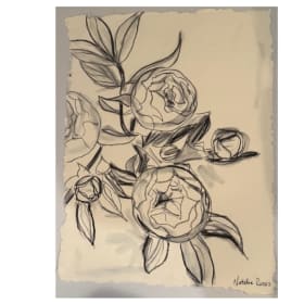 Charcoal Floral item