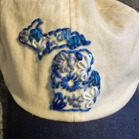 Hand Embroidered Hat item