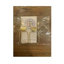 Grace Anne and Company - Gold heart earrings item