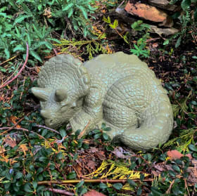 Handmade Baby Triceratops Sculpture item