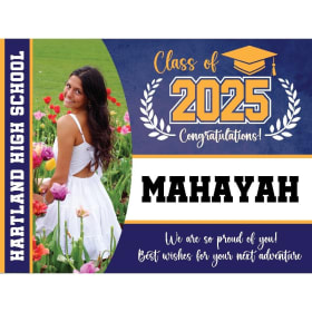 #1 - 2025 Senior yard sign with photo item
