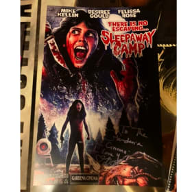 SLEEPAWAY CAMP POSTER SIGNED BY FELISSA ROSE HORROR MOVIE item