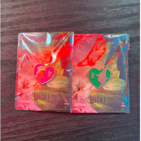 WICKED MOVIE PIN SET 2 PINS ELPHABA AND GLINDA item