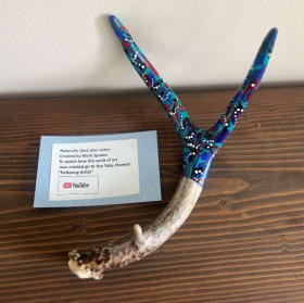 Mark Spoden Hand Painted Antlers #1 item