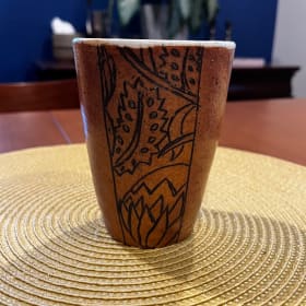 Wood-fired tumbler item