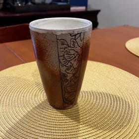 Wood-fired tumbler item