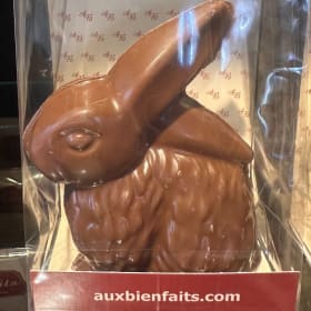 1 lapin en chocolat au lait item