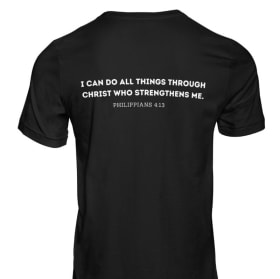 Black Cotton ARKfitness Ministry shirt (unisex) item
