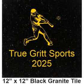 12x12 Personalized Granite Plate – $1,000 Donation item