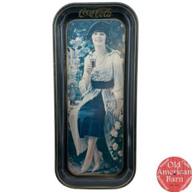 Vintage Metal Coca Cola Tray from Old American Barn item