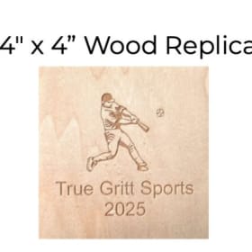 BONUS: 4x4 Personalized Replica Plank – $20 Donation item