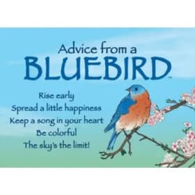 Advice from a Bluebird Magnet item