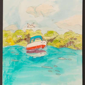#86 Sailing Day by Noah Schulz, 12th Grade item