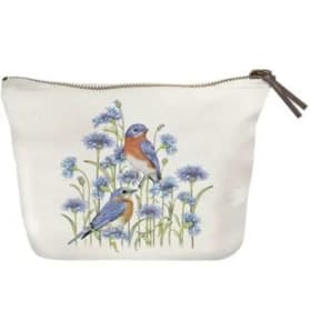 Meadow Bluebird Canvas Pouch item