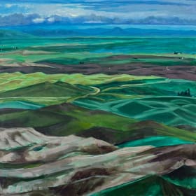 Palouse Farmlands Painting item