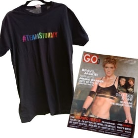 GO Magazine + Team Stormy T-Shirt item