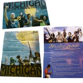Michigan Womyn’s Music Festival brochures: 2007 + 2009 item