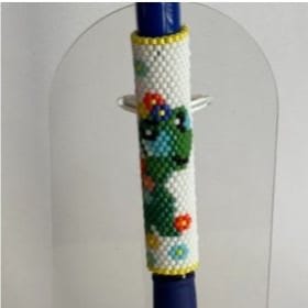 Item #5 - Handbeaded Turtle pen cover item