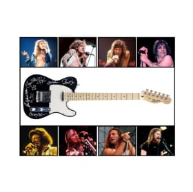 Legends of Rock: Frontmen-Signed Guitar of the Ages item