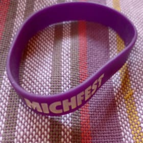 MichFest 40th Anniversary Tank Top + Registration Bracelet item