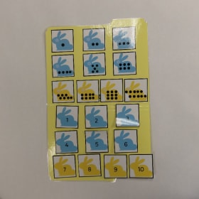 File Folder Game: Bunny Number Matching item
