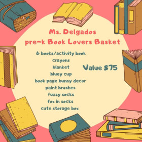 Book Lovers Basket (Delgado's Pre-K Class) item