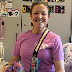 Be Mrs. Hanson for the day item