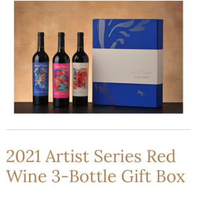 Ste Michelle 2021 Artist Series Red Wine 3-Bottle Gift Box item